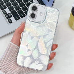 Plating Glitter Texture TPU Phone Case with Lens Film, For iPhone 16