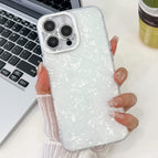 For iPhone 14 Pro / White Shell Grain