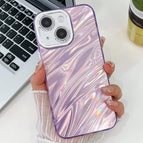 For iPhone 15 / Purple Water Ripples