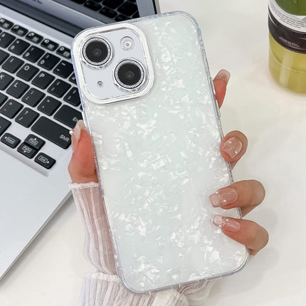 Plating Glitter Texture TPU Phone Case with Lens Film, For iPhone 15 Pro