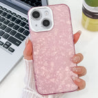 For iPhone 15 Pro / Pink Shell Pattern