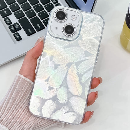 Plating Glitter Texture TPU Phone Case with Lens Film, For iPhone 14