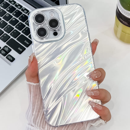 Plating Glitter Texture TPU Phone Case with Lens Film, For iPhone 16 Pro