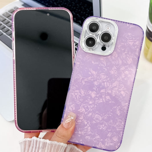 Plating Glitter Texture TPU Phone Case with Lens Film, For iPhone 16
