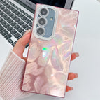For Samsung Galaxy A55 5G / Pink Feathers