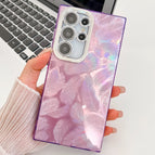 For Samsung Galaxy S24 Ultra 5G / Purple Feathers