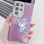 For Samsung Galaxy S24 Ultra 5G / Purple Feather Yarn