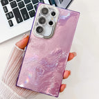 For Samsung Galaxy S24 Ultra 5G / Purple Tinfoil Texture