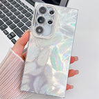 For Samsung Galaxy S23 Ultra 5G / White Feathers