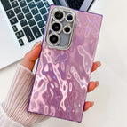 For Samsung Galaxy S23 Ultra 5G / Purple Wrinkles