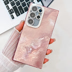 For Samsung Galaxy S23 Ultra 5G / Pink Tinfoil Texture