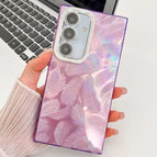 For Samsung Galaxy A36 5G / Purple Feathers