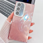 For Samsung Galaxy A36 5G / Pink Feather Yarn