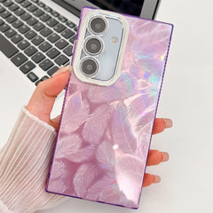 Plating Glitter Texture TPU Phone Case with Lens Film, For Samsung Galaxy S25 5G