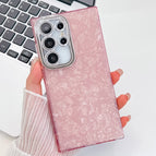 For Samsung Galaxy S25 Ultra 5G / Pink Shell Pattern