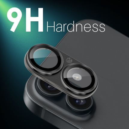 NORTHJO Matte Camera Lens Protector Tempered Glass Rear Lens Film, For iPhone 16 / 16 Plus