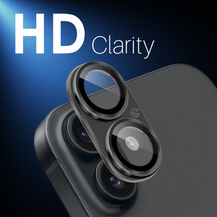 NORTHJO Matte Camera Lens Protector Tempered Glass Rear Lens Film, For iPhone 16 / 16 Plus