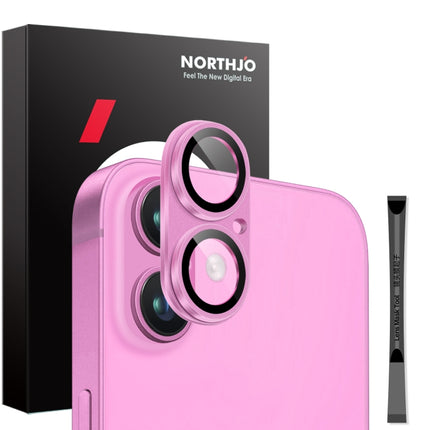 NORTHJO Matte Camera Lens Protector Tempered Glass Rear Lens Film, For iPhone 16 / 16 Plus