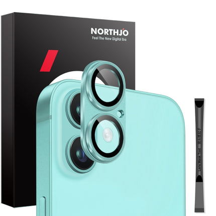 NORTHJO Matte Camera Lens Protector Tempered Glass Rear Lens Film, For iPhone 16 / 16 Plus