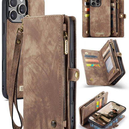 CaseMe 008 Detachable Multifunctional Leather Phone Case, For iPhone Air, For iPhone 16 Pro Max, For iPhone 16 Pro, For iPhone 16 Plus