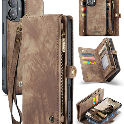 CaseMe 008 Detachable Multifunctional Leather Phone Case, For iPhone Air, For iPhone 16 Pro Max, For iPhone 16 Pro, For iPhone 16 Plus