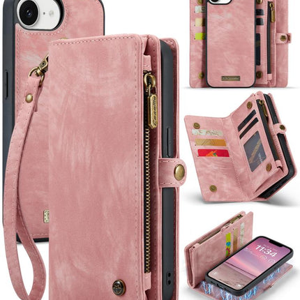 CaseMe 008 Detachable Multifunctional Leather Phone Case, For iPhone 17e / 16e, For iPhone 17 Pro Max, For iPhone 17 Pro, For iPhone 17