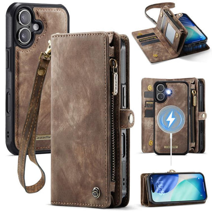CaseMe 008 Detachable Multifunctional Leather Phone Case, For iPhone 17e / 16e, For iPhone 17 Pro Max, For iPhone 17 Pro, For iPhone 17