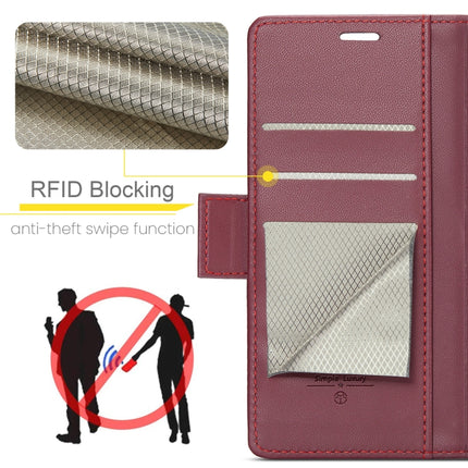 CaseMe 023 Butterfly Buckle Litchi Texture RFID Anti-theft Leather Phone Case, For Galaxy S25 5G, For Galaxy S25+ 5G, For Galaxy S25 Ultra 5G, For Galaxy S24 FE 5G
