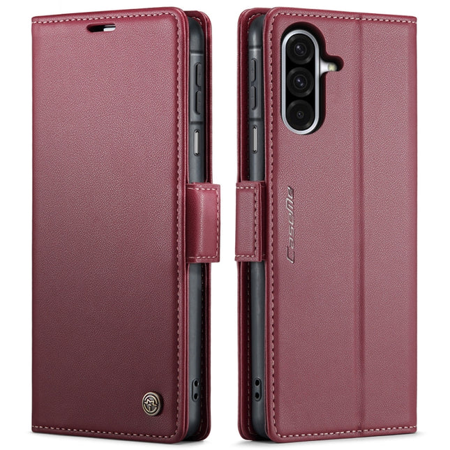 CaseMe 023 Butterfly Buckle Litchi Texture RFID Anti-theft Leather Phone Case, For Galaxy S25 5G, For Galaxy S25+ 5G, For Galaxy S25 Ultra 5G, For Galaxy S24 FE 5G