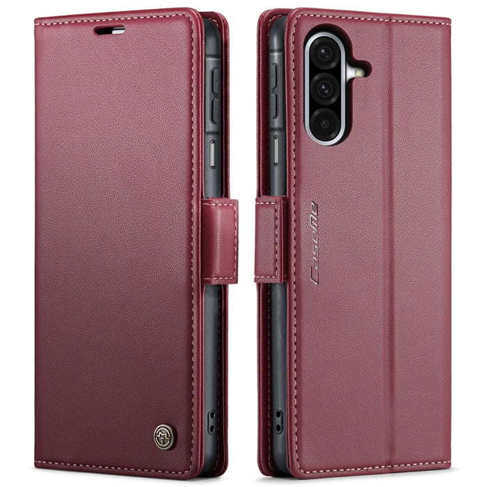 CaseMe 023 Butterfly Buckle Litchi Texture RFID Anti-theft Leather Phone Case, For Galaxy S25 5G, For Galaxy S25+ 5G, For Galaxy S25 Ultra 5G, For Galaxy S24 FE 5G