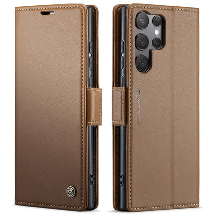 CaseMe 023 Butterfly Buckle Litchi Texture RFID Anti-theft Leather Phone Case, For Galaxy A17