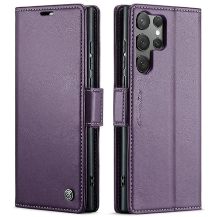 CaseMe 023 Butterfly Buckle Litchi Texture RFID Anti-theft Leather Phone Case, For Galaxy A17
