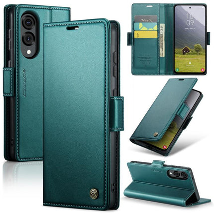 CaseMe 023 Butterfly Buckle Litchi Texture RFID Anti-theft Leather Phone Case, For Galaxy S25 Edge 5G, For Galaxy A56 5G, For Galaxy A26 5G, For Galaxy A36 5G