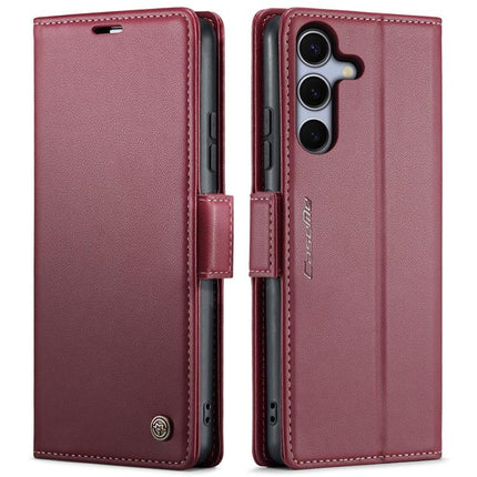 CaseMe 023 Butterfly Buckle Litchi Texture RFID Anti-theft Leather Phone Case, For Galaxy S25 Edge 5G, For Galaxy A56 5G, For Galaxy A26 5G, For Galaxy A36 5G