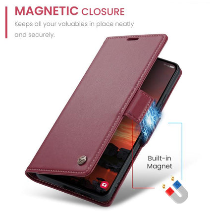 CaseMe 023 Butterfly Buckle Litchi Texture RFID Anti-theft Leather Phone Case, For Galaxy S25 Edge 5G, For Galaxy A56 5G, For Galaxy A26 5G, For Galaxy A36 5G