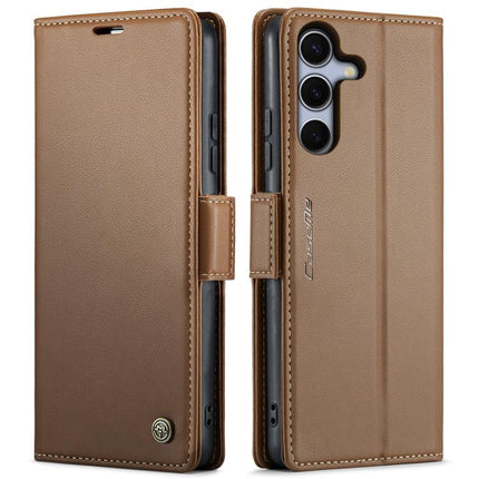 CaseMe 023 Butterfly Buckle Litchi Texture RFID Anti-theft Leather Phone Case, For Galaxy S25 Edge 5G, For Galaxy A56 5G, For Galaxy A26 5G, For Galaxy A36 5G