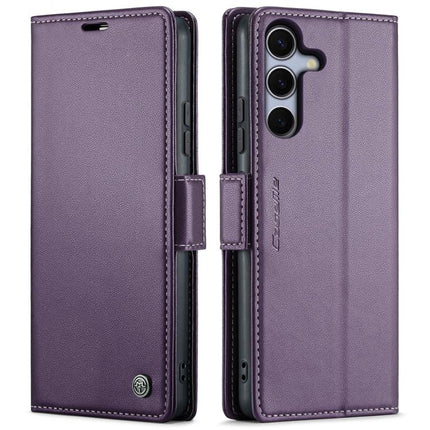 CaseMe 023 Butterfly Buckle Litchi Texture RFID Anti-theft Leather Phone Case, For Galaxy S25 Edge 5G, For Galaxy A56 5G, For Galaxy A26 5G, For Galaxy A36 5G