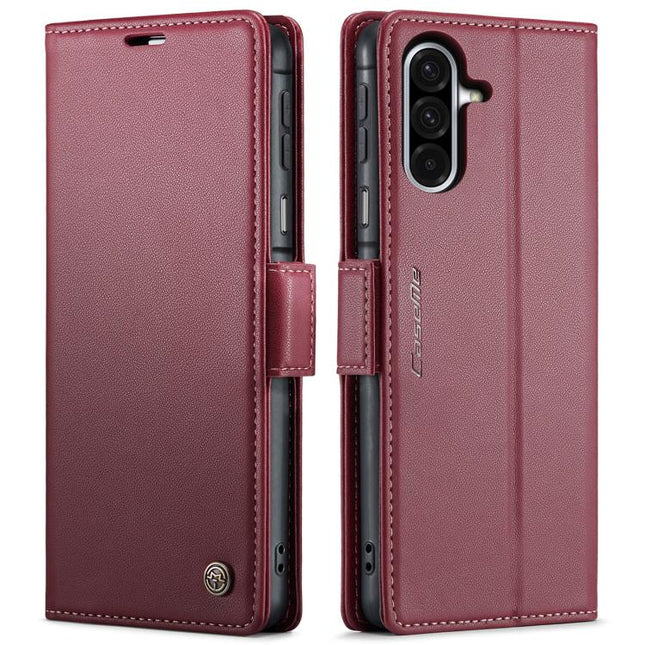 CaseMe 023 Butterfly Buckle Litchi Texture RFID Anti-theft Leather Phone Case, For Galaxy A17