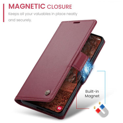 CaseMe 023 Butterfly Buckle Litchi Texture RFID Anti-theft Leather Phone Case, For Galaxy A37 5G, For Galaxy A27 5G, For Galaxy S25 FE 5G, For Galaxy Z Fold7