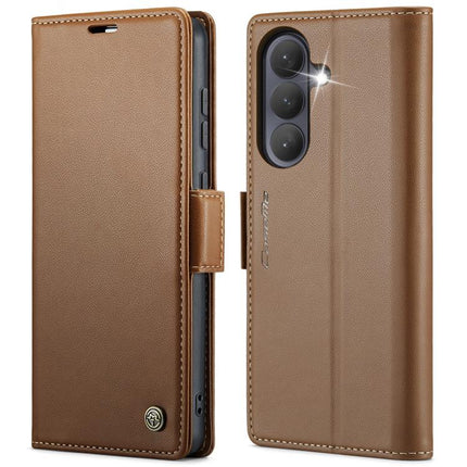 CaseMe 023 Butterfly Buckle Litchi Texture RFID Anti-theft Leather Phone Case, For Galaxy A37 5G, For Galaxy A27 5G, For Galaxy S25 FE 5G, For Galaxy Z Fold7