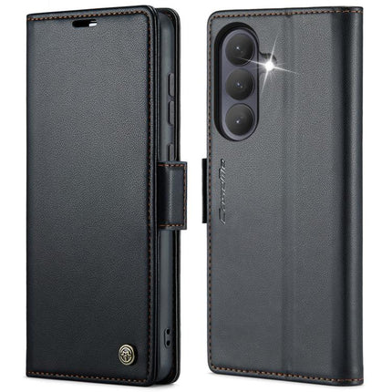 CaseMe 023 Butterfly Buckle Litchi Texture RFID Anti-theft Leather Phone Case, For Galaxy A37 5G, For Galaxy A27 5G, For Galaxy S25 FE 5G, For Galaxy Z Fold7