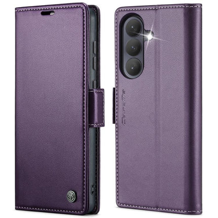 CaseMe 023 Butterfly Buckle Litchi Texture RFID Anti-theft Leather Phone Case, For Galaxy A37 5G, For Galaxy A27 5G, For Galaxy S25 FE 5G, For Galaxy Z Fold7