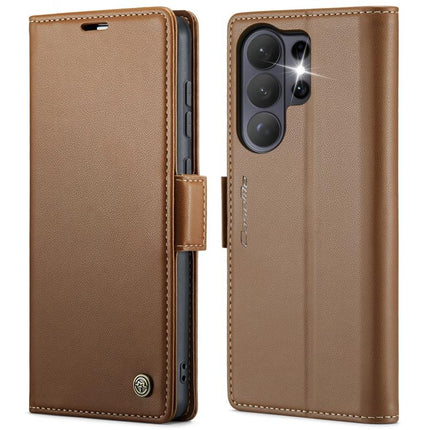 CaseMe 023 Butterfly Buckle Litchi Texture RFID Anti-theft Leather Phone Case, For Galaxy S26+ 5G, For Galaxy S26 Ultra 5G, For Galaxy S26 5G, For Galaxy A57 5G