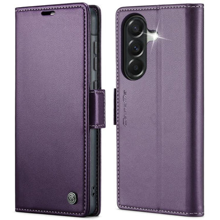 CaseMe 023 Butterfly Buckle Litchi Texture RFID Anti-theft Leather Phone Case, For Galaxy S26+ 5G, For Galaxy S26 Ultra 5G, For Galaxy S26 5G, For Galaxy A57 5G