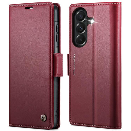 CaseMe 023 Butterfly Buckle Litchi Texture RFID Anti-theft Leather Phone Case, For Galaxy A37 5G, For Galaxy A27 5G, For Galaxy S25 FE 5G, For Galaxy Z Fold7