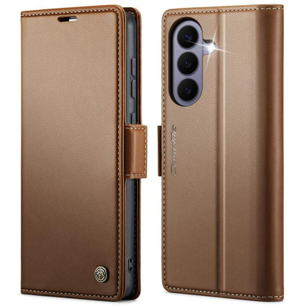 CaseMe 023 Butterfly Buckle Litchi Texture RFID Anti-theft Leather Phone Case, For Galaxy S26+ 5G, For Galaxy S26 Ultra 5G, For Galaxy S26 5G, For Galaxy A57 5G