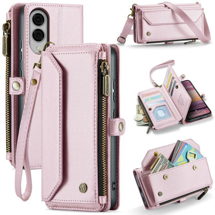 CaseMe C36 Card Slots Zipper Wallet RFID Anti-theft Leather Phone Case, For Samsung Galaxy S25 Edge 5G, For Samsung Galaxy A56 5G, For Samsung Galaxy A36, For Samsung Galaxy S24 FE 5G