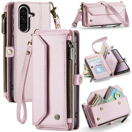 CaseMe C36 Card Slots Zipper Wallet RFID Anti-theft Leather Phone Case, For Samsung Galaxy A37 5G, For Samsung Galaxy S25 FE 5G, For Samsung Galaxy A17 4G, For Samsung Galaxy Z Fold7