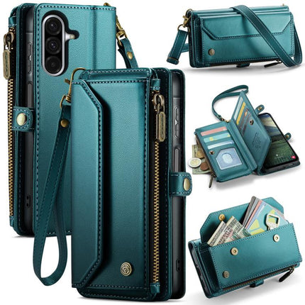 CaseMe C36 Card Slots Zipper Wallet RFID Anti-theft Leather Phone Case, For Samsung Galaxy A37 5G, For Samsung Galaxy S25 FE 5G, For Samsung Galaxy A17 4G, For Samsung Galaxy Z Fold7