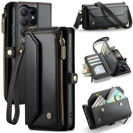 CaseMe C36 Card Slots Zipper Wallet RFID Anti-theft Leather Phone Case, For Samsung Galaxy A37 5G, For Samsung Galaxy S25 FE 5G, For Samsung Galaxy A17 4G, For Samsung Galaxy Z Fold7